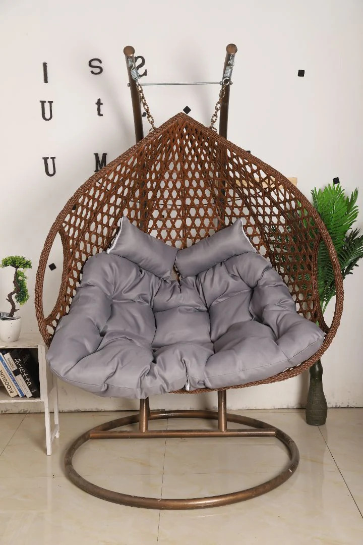 Rattan egg chairs